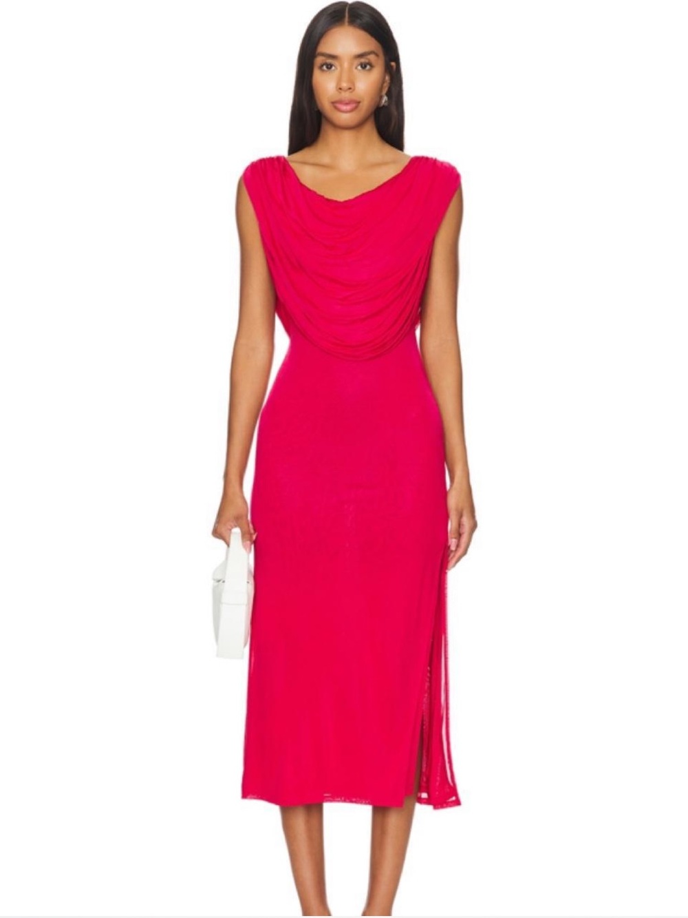 Belle Anna Maya Dress in Raspberry